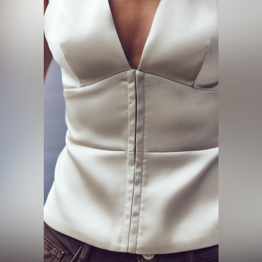 Zara Satin Vest